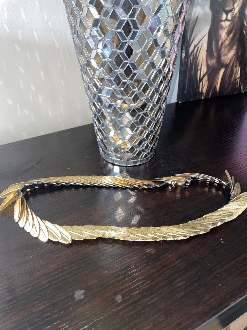 Vintage Gold Leaf Waist-belt